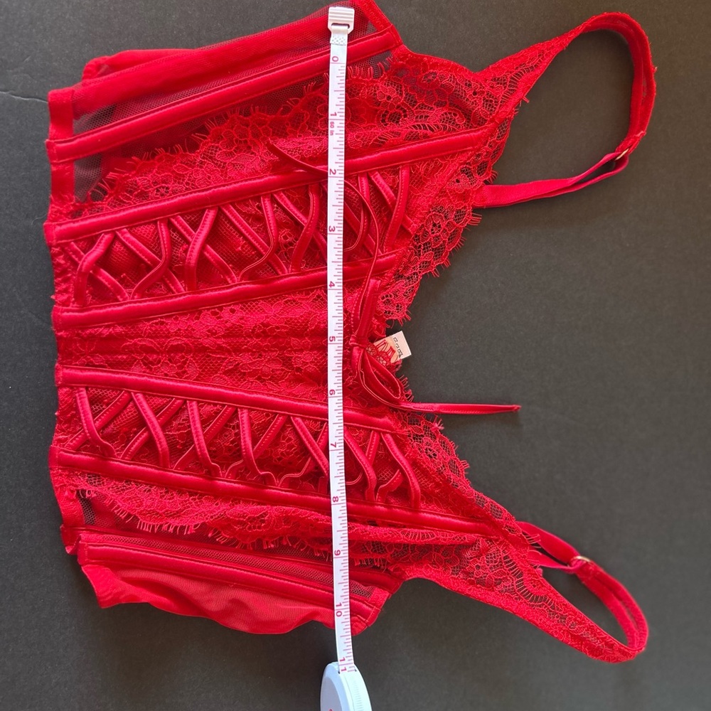 Victoria's Secret Red Lace Bra